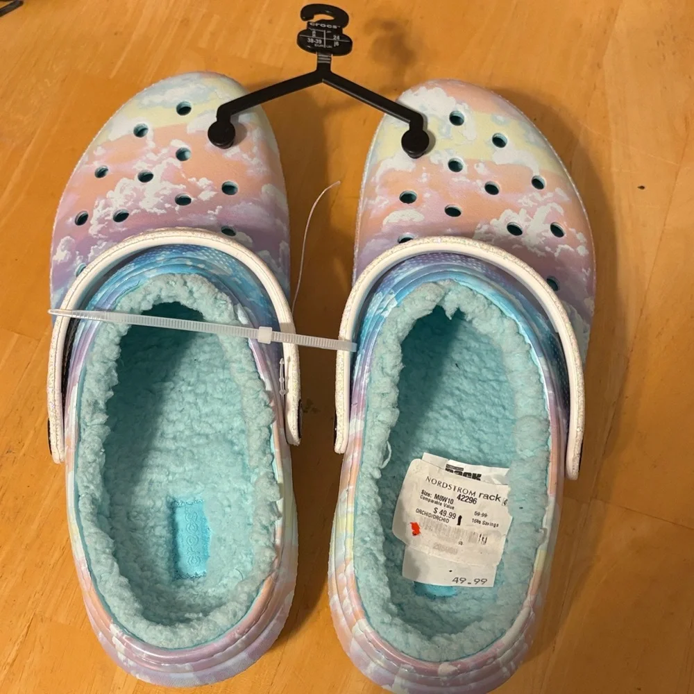 Crocs Pastel Kids Slippers shearling